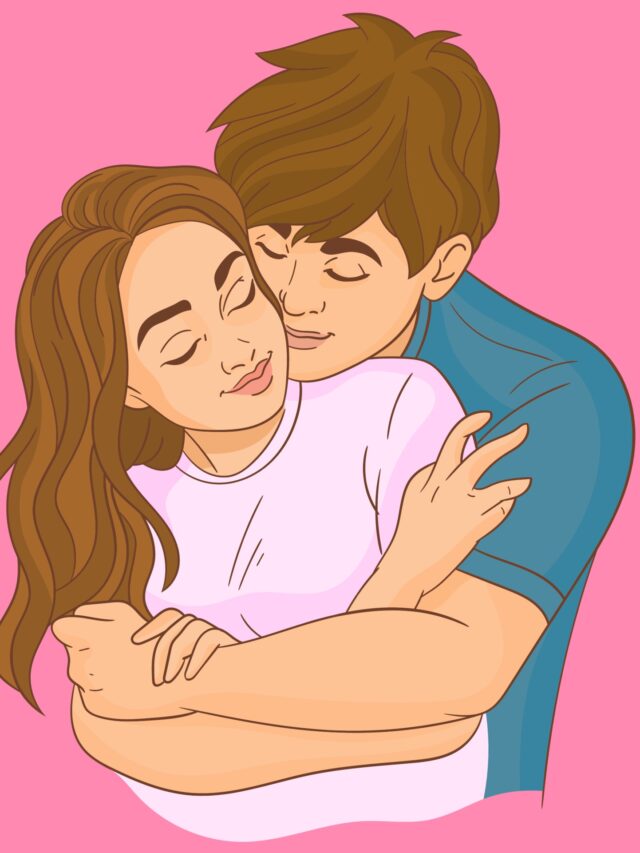 attractive-couple-cuddling-free-vector